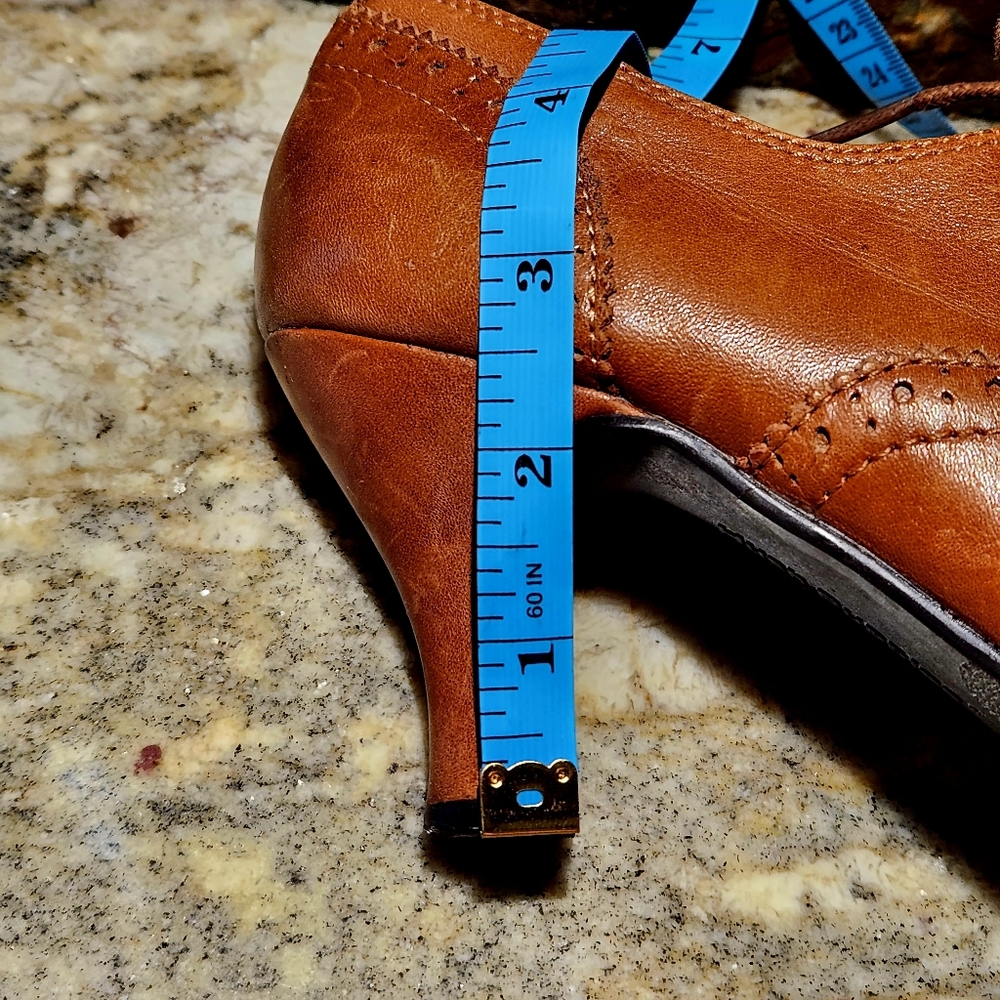 Hush Puppies Brown Leather Heels (Size 5) - Picture 8 of 11